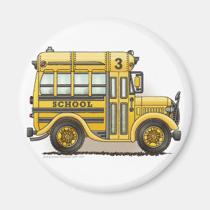 Schoolbus Magnets Magneet