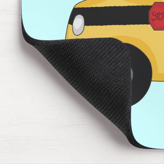 Schoolbus met Kinder T-shirts en cadeaus Muismat (Hoek)