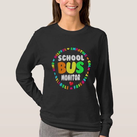 Schoolbus Monitor Squad Back-to-School Matching G T-shirt (Voorkant)