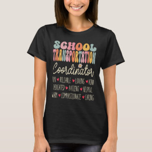 Schoolbus Monitor Squad School Transportation Coo T-shirt