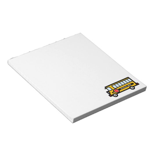 Schoolbus Notitieblok (Schuin)