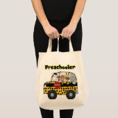 Schoolbus-peuterhemden en -cadeaus tote bag (Voorkant (product))