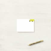 Schoolbus Post-it® Notes (Op bureau)