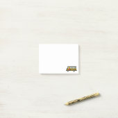 Schoolbus Post-it® Notes (Op bureau)