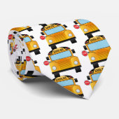 schoolbus stropdas (Opgerold)