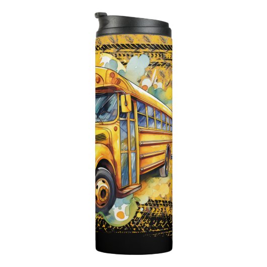 Schoolbus Thermosbeker (Geroteerd rechts)