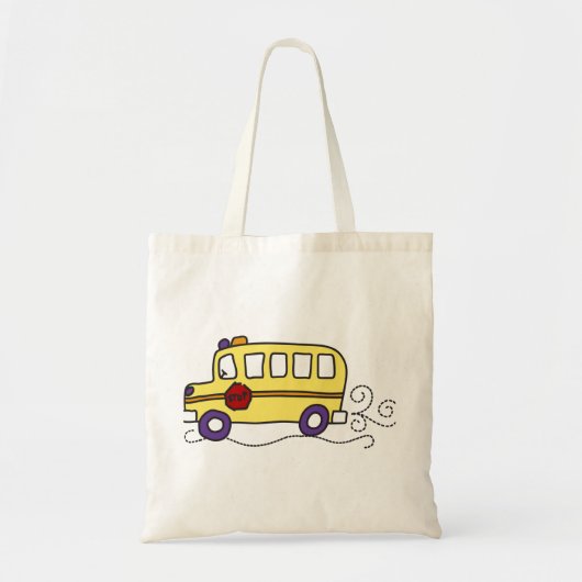 Schoolbus Tote Bag (Voorkant)