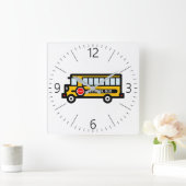 Schoolbus Vierkante Klok (Huis)