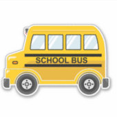 Schoolbus Vinyl Stickers (Voorkant)