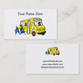 Schoolbus Visitekaartje (Voorkant / Achterkant)