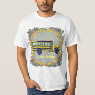 Schoolbus Wheels t-shirt