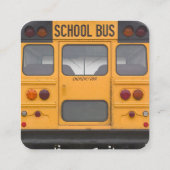 schoolbusbedrijf visitekaartje (Achterkant)