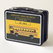 Schoolbusbestuurdersmetaal draagtas (Achterkant)