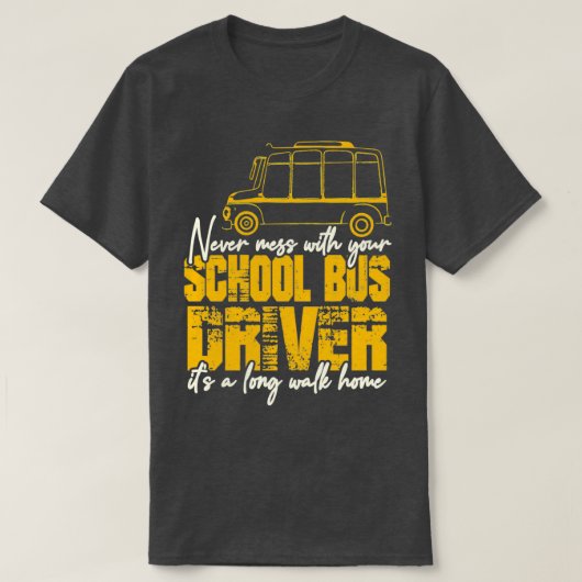 Schoolbuschauffeur 34 t-shirt (Design voorkant)