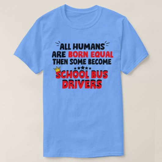 Schoolbuschauffeur citeert schoolbuschauffeur t-shirt (Design voorkant)