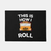 Schoolbuschauffeur Dit is hoe ik moet rollen Deurmat (Voorkant)