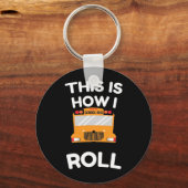 Schoolbuschauffeur Dit is hoe ik moet rollen Sleutelhanger (Voorkant)