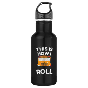 Schoolbuschauffeur Dit is hoe ik moet rollen Waterfles