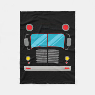 Schoolbuschauffeur kostuum Halloween Fun Volwassen Fleece Deken