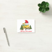 Schoolbuschauffeur santa hat merry kerst post-it® notes (Kantoor)