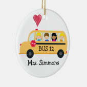 Schoolbuschauffeur - SRF Keramisch Ornament (Rechts)