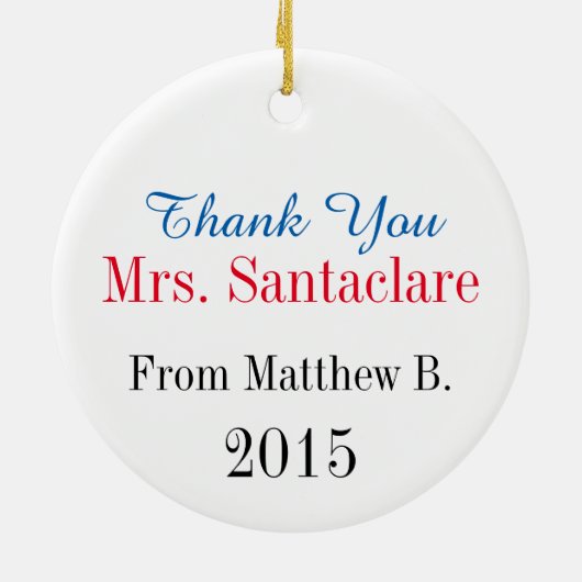 Schoolbuschauffeur - SRF Keramisch Ornament (Achterkant)