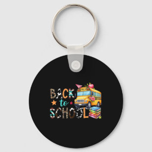 Schoolbuschauffeur Terug Naar School Buschauffeur Sleutelhanger