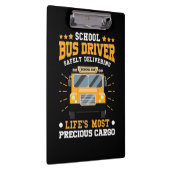 Schoolbuschauffeur veilig leveren klembord (Rechts)