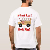 Schoolbuschauffeursshirt T-shirt (Achterkant)