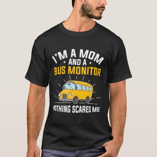schoolbusmonitor t-shirt (Voorkant)