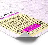 Schoolchecklist Poster (Hoek)