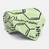 Schoolchemisch patroon stropdas (Opgerold)