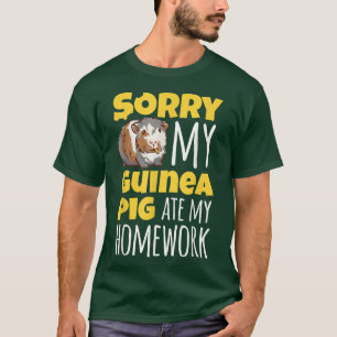 Schoolchild - My Guinea Pig Ate My Homework - Guin T-shirt