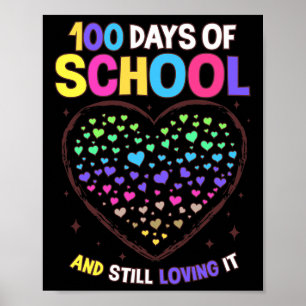 Schooldagen 100e dag van de leerkracht poster