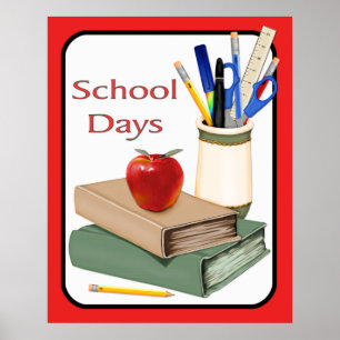 Schooldagen Poster
