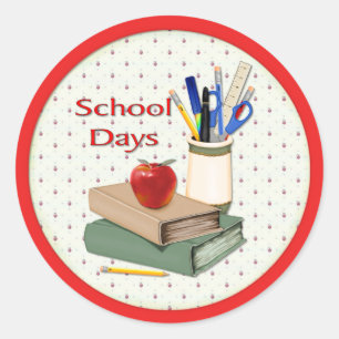 Schooldagen Ronde Sticker