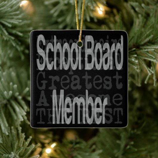 Schooldirectielid Keramisch Ornament (Boom)