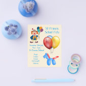 Schoolfeest- of kinderfeesten flyer (Enkel)