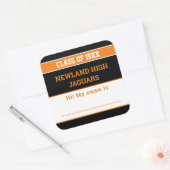 Schoolgeest! Eigen label voor Reunion klasse (Envelop)