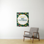 Schoolgeheugenleraar leslokaal tapestapel wandkleed (In situ)