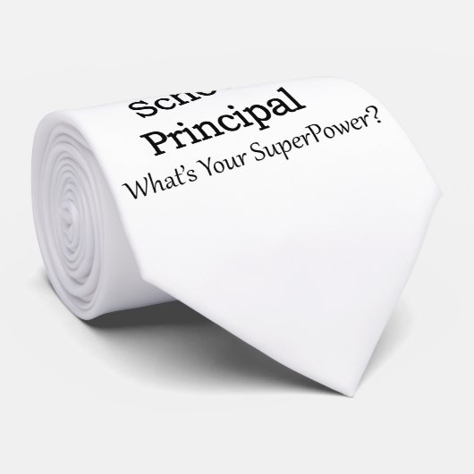 schoolhoofd stropdas (Opgerold)