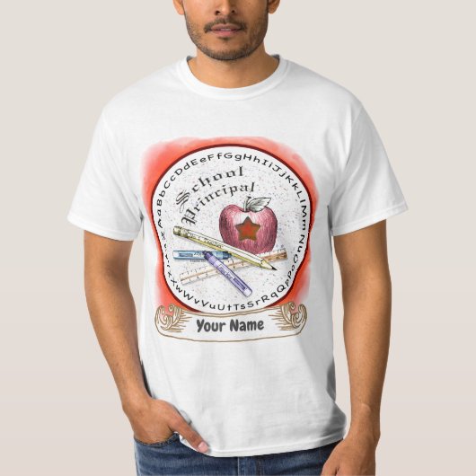 schoolhoofd t-shirt (Voorkant)