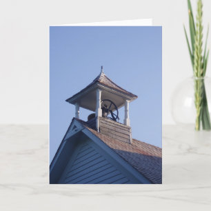"Schoolhouse Belltower"-kaartje Kaart
