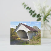 Schoolhouse Covered Bridge, Vermont Briefkaart (Staand voorkant)