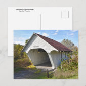 Schoolhouse Covered Bridge, Vermont Briefkaart (Voorkant / Achterkant)