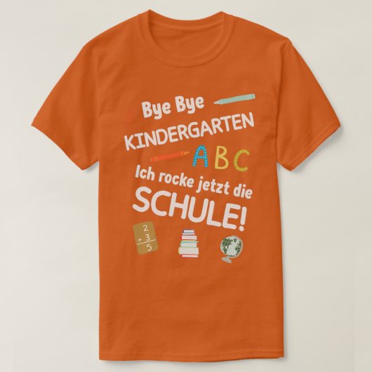Schoolinschrijving begin schoolkind 48 t-shirt (Design voorkant)