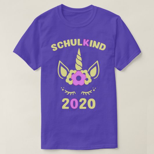Schoolinschrijving begin schoolkind C T-shirt (Design voorkant)