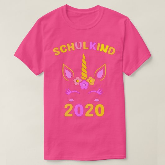 Schoolinschrijving begin schoolkind grappig 1 t-shirt (Design voorkant)