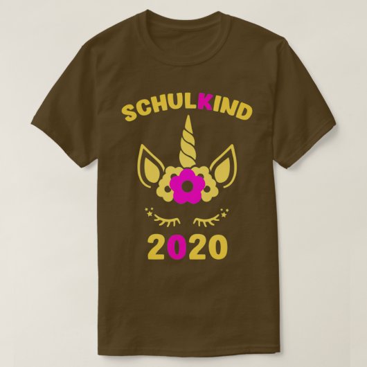 Schoolinschrijving begin schoolkind kinderen 1 t-shirt (Design voorkant)