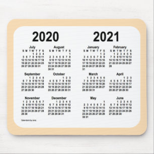Schooljaar 2020-2021 Agenda van Janz Wheat Muismat